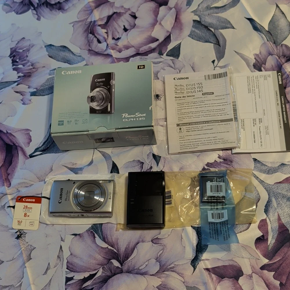 Canon PowerShot ELPH 135 Digital Camera - Black